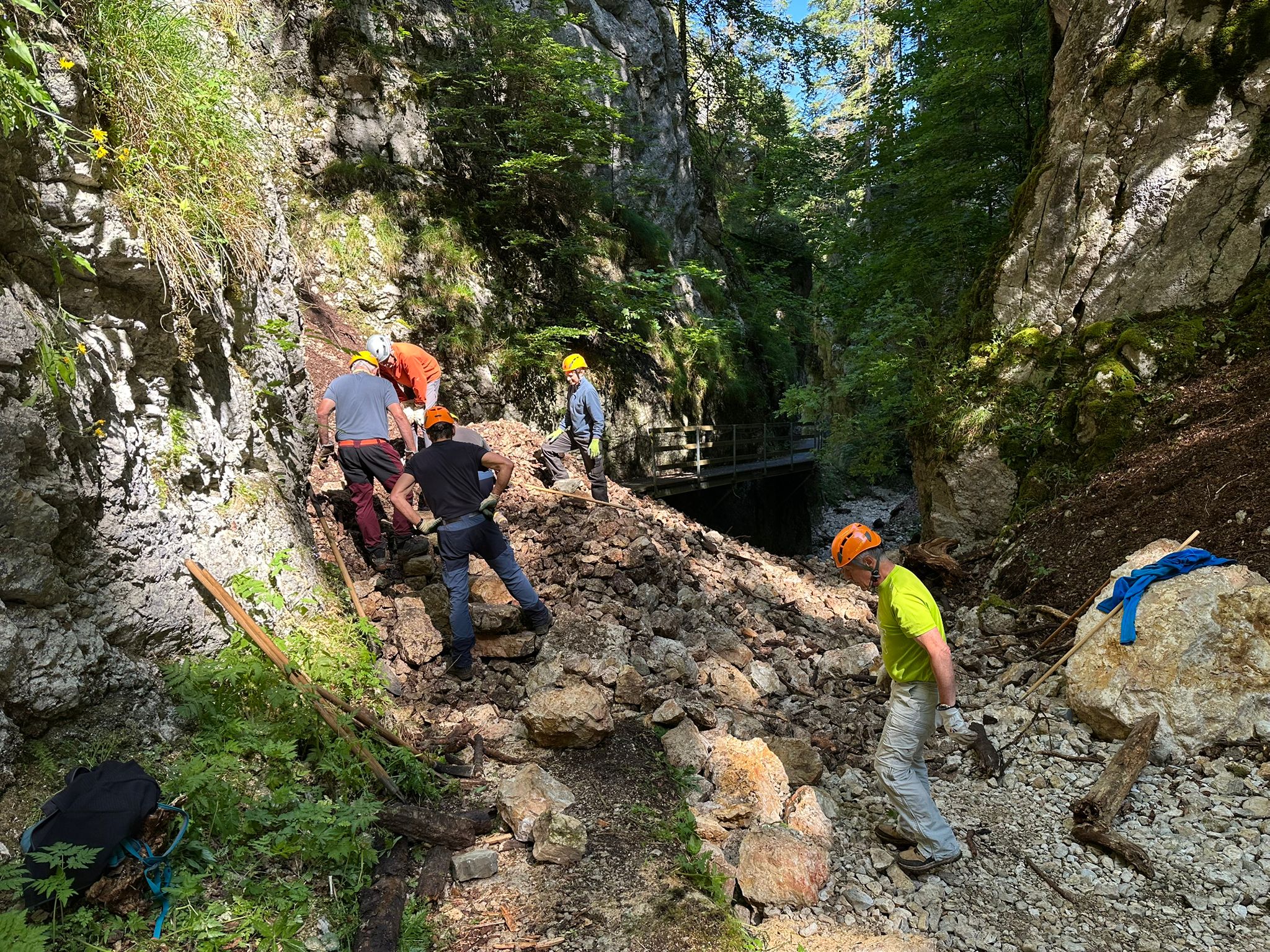 Réouverture du sentier de la Combe Grède